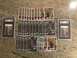 32~1986 90’s Michael Jordan RC Prism Jewel Vending Machine Sticker Super Canasta - Picture 1 of 22