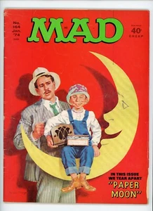 Mad Magazine No. 164 January 1974 "Paper Moon" - Picture 1 of 5