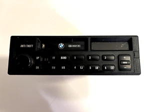 BMW E28 E30 E32 E34 1989 FRONT CASSETTE PLAYER RADIO TAPE INDASH STEREO OEM - Picture 1 of 6