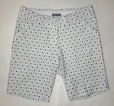 Pantalones cortos de golf Peter Millar Wicking para mujer 4 Performance elásticos blancos verdes grises Foto 1 de 4