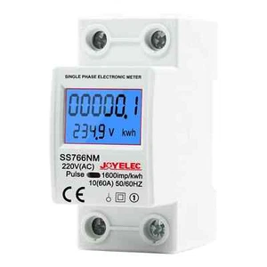 Contatore di Corrente Energia Elettrica Misuratore Consumo Elettrico con - Foto 1 di 7