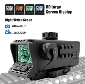 New MS-32 3.5x32 Digital Night Vision Scope Mount Optical Infrared Sight 7X HD - Picture 1 of 6