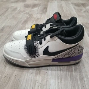 Jordan Legacy 312 Low Lakers GS Retro Größe 5Y / Damen 6,5 gelb lila weiß - Bild 1 von 6