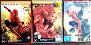 SPIDERMAN MOVIE COLLECTION / THREE DVD SET, TOBY McGUIRE - good condition - Picture 1 of 3