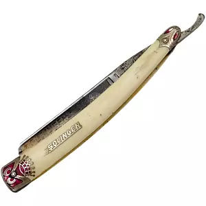 ANTIQUE - HANS REIF - SOLINGEN - STRAIGHT CUT RAZOR - FRANCE - #IDFC3 - Picture 1 of 7
