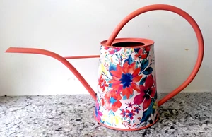 The Pioneer Woman 0.26 gal Indoor Fresh Floral Metal Watering Can - Picture 1 of 4