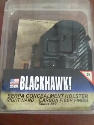 Blackhawk Serpa Concealment Holster Right Hand 410029BK-R Carbon Fiber Finish  * - Image 1 of 2