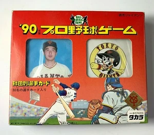 Juego de tarjetas de béisbol Takara Pro Tokyo Giants 1990 nuevo en caja sellado japonés - Imagen 1 de 2