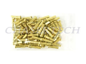 MTB Road BMX Bike 7075 Alloy Spoke Nipples 2.0mm 14G 5/8" 72 Pcs Light Gold - Picture 1 of 1