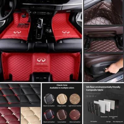 Fit For Infinity G35 G25 G37 G20 Q50 QX50 QX60 M35 M37 M45 Car Floor Mats Liners - Image 1 of 4