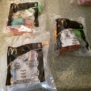 Menge 3 - 2002 McDonald's Die Schöne und das Biest Happy Meal Spielzeug - Neu in Verpackung - Bild 1 von 3
