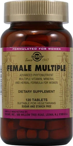 Solgar Female Multiple 120 таблеток - веганы (упаковка из 2) Читайте описание 50% СКИДКА - Изображение 1 из 1