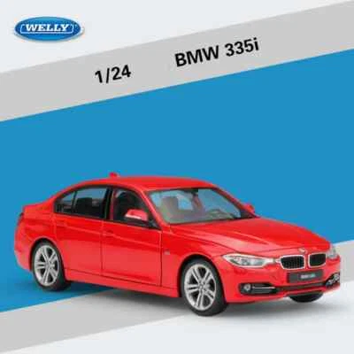 WELLY 1:24 BMW 335i Alloy Car Diecasts & Toy Vehicles Car Model Scale Model Car - Image 1 of 4