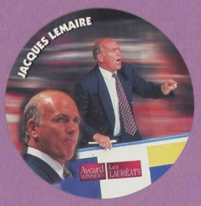 1994 94-95 KRAFT AWARD WINNERS DISCS JACQUES LEMAIRE JACK ADAMS TROPHY NNO - Picture 1 of 1
