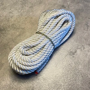 Cuerda de anclaje de poliamida Liros 22 m Ø 12 mm amarre cuerda de barco 3300 daN blanca - Imagen 1 de 3