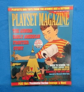 Playset Magazine #41 Auburn Early Frontier playsets +Marx presidents -whitehouse - Imagen 1 de 3