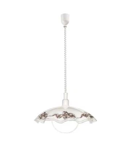 Eglo Lampada a Sospensione in Vetro Satinato - Bianco - Ø42 H110 - Foto 1 di 3