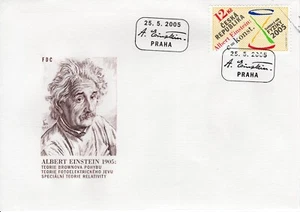 CZECH REPUBLIC 2005 International Year of Physics FDC5816 - Picture 1 of 1