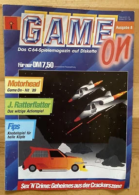 Vintage Game ON - Das C64 Spielemagazin auf Diskette - Ausgabe 8 gebraucht - Bild 1 von 2