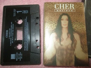 Cher ‎– Believe Label: WEA ‎– WEA175C,  3984 25530 4 Tape Cassette Single - Picture 1 of 4