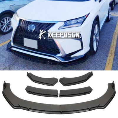 Protector divisor de labios de parachoques delantero aspecto carbono para Lexus RX200 RX350H RX450 Foto 1 de 4