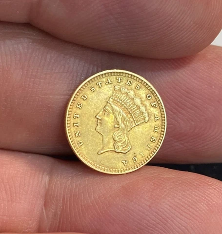 1857 U.S. Gold Dollar Cover