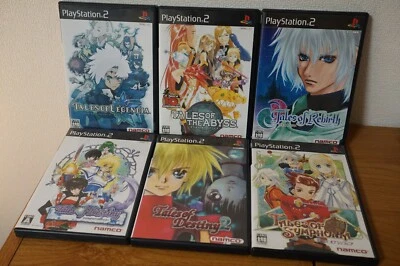 PS2 Tales of Abyss Legendia Destiny Symphonia 6set game set japan import - Image 1 of 4