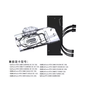 Open Box:Bykski GPU Water Block For GIGABYTE RTX3090/3080TI/3080 GAMING OC - Picture 1 of 14