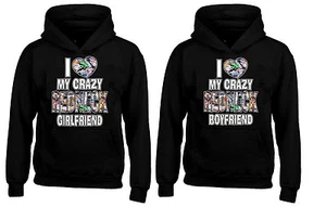 I Love My Redneck Girlfriend Boyfriend Couple HOODIE I Love My Redneck Boyfriend - Picture 1 of 2