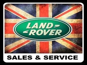 Land Rover Sales & Services, Retro replica vintage style metal sign/plaque Gift - Picture 1 of 1