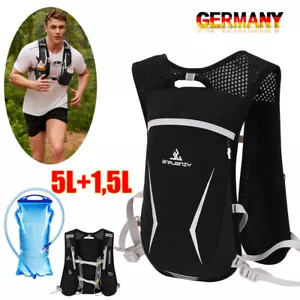 Leicht Trinkrucksack Wasserrucksack Laufrucksack Fahrradrucksack MTB Rucksack DE - Bild 1 von 12