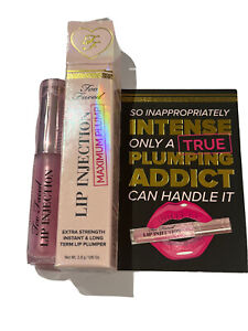 TOO FACED Lip Injection Maximum Doll-Size Plumping Lip Gloss, 2.8g