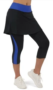 ANIVIVO Skirted Leggings Women Capri Athletic Tennis Skirt with Leggings 2XL NWT - Picture 1 of 8