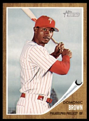 2011 TOPPSHERITAGE DOMONIC КОРИЧНЕВЫЙ. ФИЛАДЕЛЬФИЯ ФИЛЛИС NO104 - Изображение 1 из 2