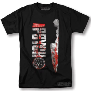 Psycho Bates Motel Shirt Alfred Hitchcock Movie Vintage Graphic Design T-Shirt - Picture 1 of 1