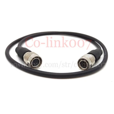 Cable flexible Hirose 12 pines macho a hembra para cámara CCD Hitachi Panasonic Sony Foto 1 de 4