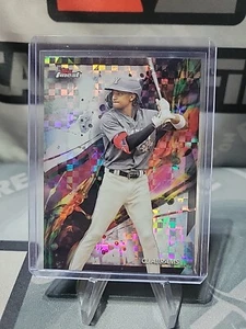 2024 Topps feinster CJ ABRAMS Schachbrett Refraktor Common #60 Nationals - Bild 1 von 2
