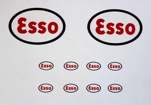 Matchbox Lesney PEGATINAS para Paquete de Accesorios Nº 1 Esso Gasolina Bomba y Letrero - Imagen 1 de 3