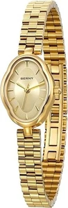 BERNY Orologi Oro da Donna Delicato Orologio al Quarzo Vintage Rame Specchi S - Foto 1 di 6