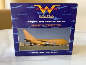 Herpa Wings Braniff International Boeing 747-SP Maßstab 1:500 Modell - Bild 1 von 1