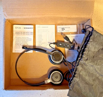 Sennheiser Consumer Audio SC 660 USB ML (504553) - Double-Sided MSRP $164 New - Image 1 of 2