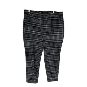 Liverpool Damen schwarz grau kariert Hose gerades Bein Größe 14/32 - Bild 1 von 4
