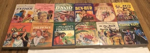 Lot 12 Barbour Young Christian Library Miniature Books Classics~Ruth~Paul~Esther - Imagen 1 de 7
