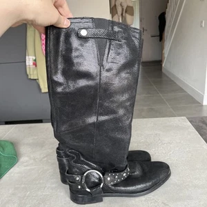Bronx Womens Sz5.5 Shoes Black Knee High Boots - Picture 1 of 9