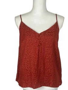 A New Day Women's Size M Terracotta Adjustable Spaghetti Strap Camisole Tank - Picture 1 of 18