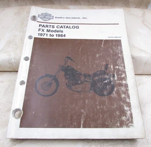 Harley-Davidson Parts Catalog OEM, FX Models 1971 To 1984, (99455-83C) - Bild 1 von 8