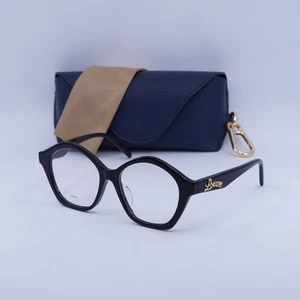 Loewe LW50053F 001 Shiny Black 53mm Eyeglasses New Authentic - Picture 1 of 7