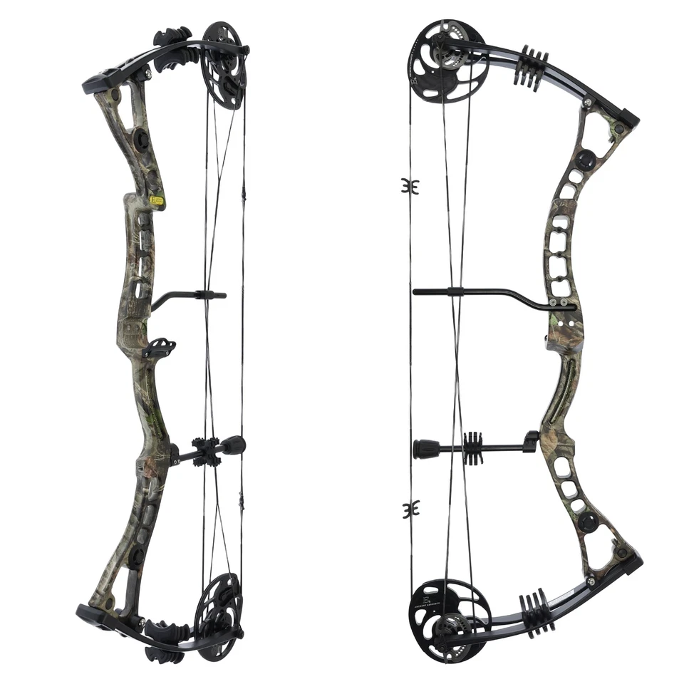 EK ARCHERY Axis - 30-70 libbre - arco composto Folium Camo, arco da caccia, sport con l'arco - Immagine 1 di 4