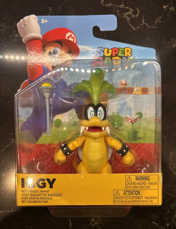 2021 JAKKS Pacific World of Nintendo Action Figure: IGGY (w/ Magic Wand) - Image 1 of 1