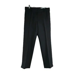 Pantaloni alla caviglia Talbots donna neri Hampshire gamba dritta vita media taglia 2P nuovi con etichette - Foto 1 di 11